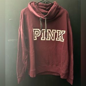 Maroon VS pink hoodie